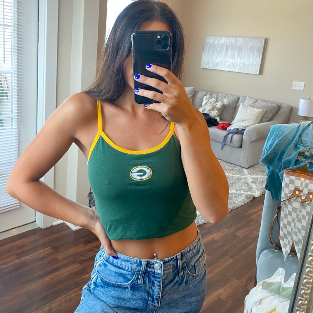 Vintage tank with built in bra